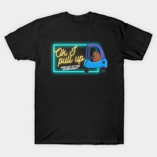 Ok I Pull Up Capybara Neon T-Shirt